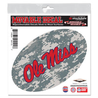 Wholesale-Ole Miss Rebels CAMO All Surface Decal 6" x 6"