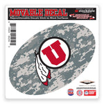 Wholesale-Utah Utes CAMO All Surface Decal 6" x 6"