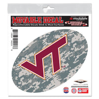 Wholesale-Virginia Tech Hokies CAMO All Surface Decal 6" x 6"