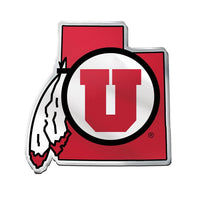 Wholesale-Utah Utes STATE Acrylic Auto Emblem