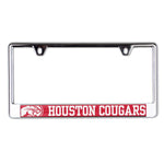 Wholesale-Houston Cougars MEGA Lic Plate Frame B/O Printed