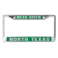 Wholesale-North Texas Mean Green Lic Plt Frame S/L Printed