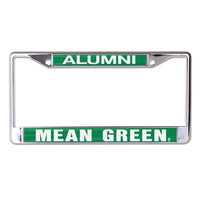 Wholesale-North Texas Mean Green Lic Plt Frame S/L Printed