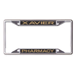 Wholesale-Xavier of LA Gold XAVIER OF LOUISIANA PHARMACY Lic Plt Frame S/S Printed