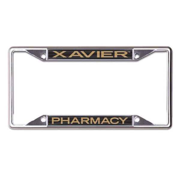 Wholesale-Xavier of LA Gold XAVIER OF LOUISIANA PHARMACY Lic Plt Frame S/S Printed