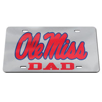 Wholesale-Ole Miss Rebels Acrylic Classic License Plates