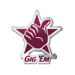 Texas A&M Aggies Acrylic Auto Emblem