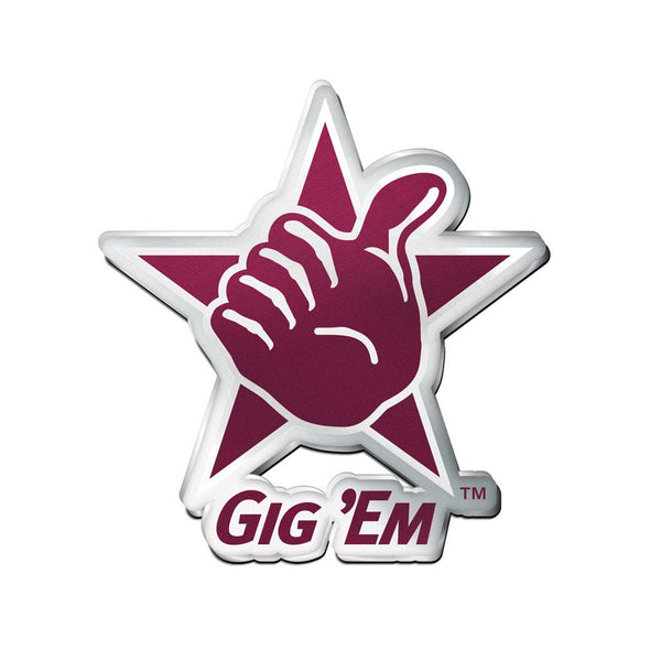 Texas A&M Aggies Acrylic Auto Emblem