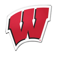 Wholesale-Wisconsin Badgers Acrylic Auto Emblem