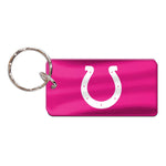 Indianapolis Colts PINK Keychain Rectangle