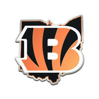 Cincinnati Bengals STATE Acrylic Auto Emblem