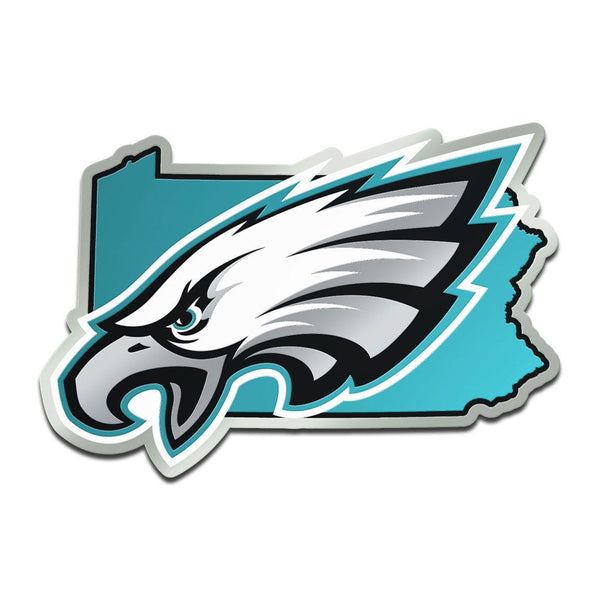 Philadelphia Eagles STATE Acrylic Auto Emblem