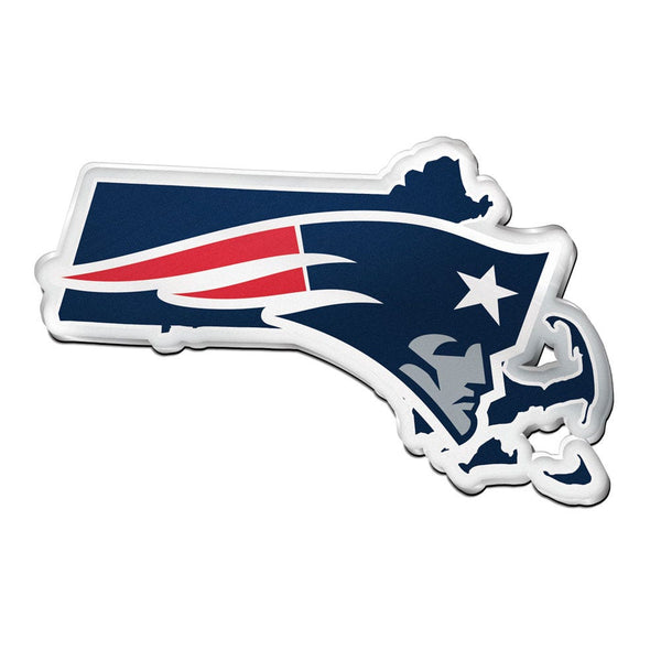 New England Patriots STATE Acrylic Auto Emblem