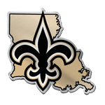 New Orleans Saints STATE Acrylic Auto Emblem