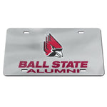 Wholesale-Ball State Cardinals Specialty Acrylic License Plate