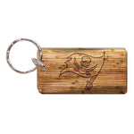 Tampa Bay Buccaneers WOOD Keychain Rectangle