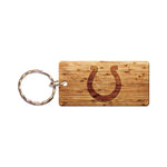 Indianapolis Colts WOOD Keychain Rectangle