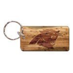 Carolina Panthers WOOD Keychain Rectangle