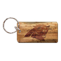Carolina Panthers WOOD Keychain Rectangle