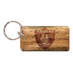 Las Vegas Raiders WOOD Keychain Rectangle