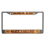 Tampa Bay Buccaneers WOOD Lic Plt Frame S/L Printed
