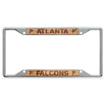 Atlanta Falcons WOOD Lic Plt Frame S/S Printed