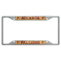 Atlanta Falcons WOOD Lic Plt Frame S/S Printed