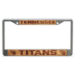 Tennessee Titans WOOD Lic Plt Frame S/L Printed