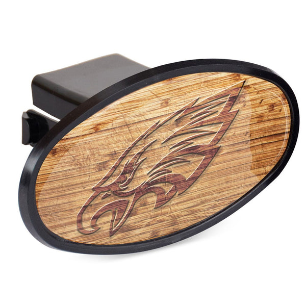 Philadelphia Eagles WOOD Oval 2" Hitch Receiver