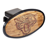 Jacksonville Jaguars WOOD Oval 2" Hitch Receiver