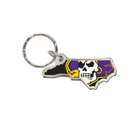 East Carolina Pirates Keychain Freeform