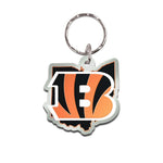 Cincinnati Bengals STATE Keychain Freeform