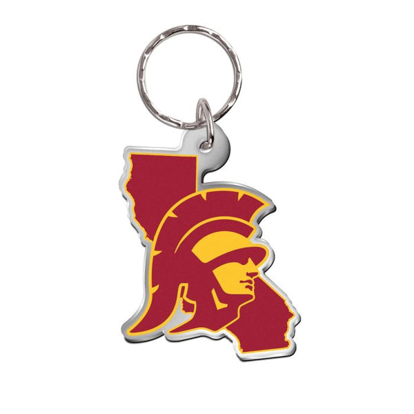 Wholesale-USC Trojans Keychain Freeform