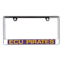 Wholesale-East Carolina Pirates Lic Plate Frame B/O Printed