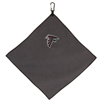Atlanta Falcons Towel - Grey Microfiber 15" x 15"