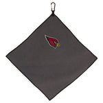 Arizona Cardinals Towel - Grey Microfiber 15" x 15"