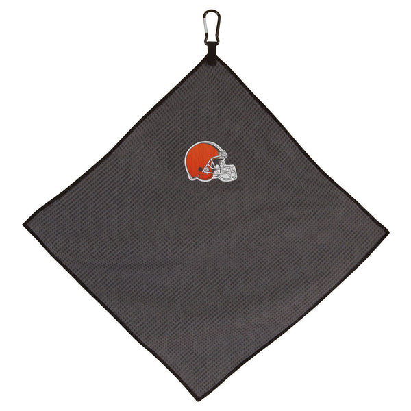 Cleveland Browns Towel - Grey Microfiber 15" x 15"