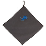 Detroit Lions Towel - Grey Microfiber 15" x 15"