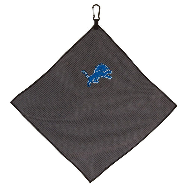 Detroit Lions Towel - Grey Microfiber 15" x 15"