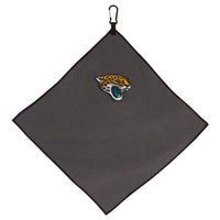 Jacksonville Jaguars Towel - Grey Microfiber 15" x 15"