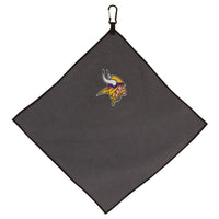 Minnesota Vikings Towel - Grey Microfiber 15" x 15"