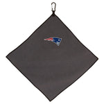 New England Patriots Towel - Grey Microfiber 15" x 15"