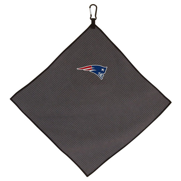 New England Patriots Towel - Grey Microfiber 15" x 15"