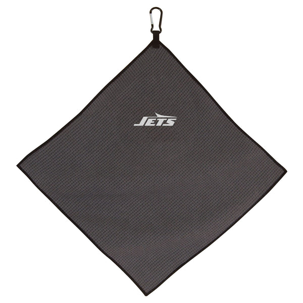 New York Jets Towel - Grey Microfiber 15" x 15"