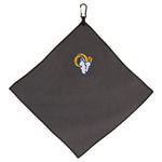 Los Angeles Rams Towel - Grey Microfiber 15" x 15"