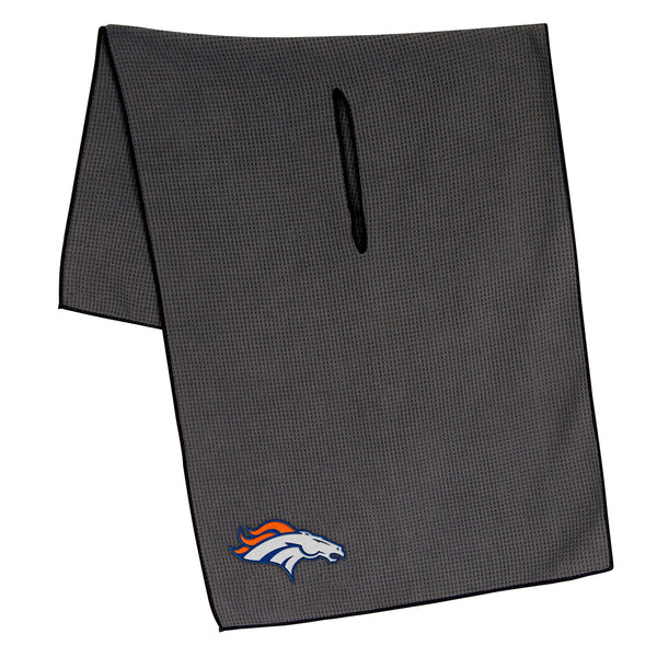 Denver Broncos Towel - Grey Microfiber 19" x 41"