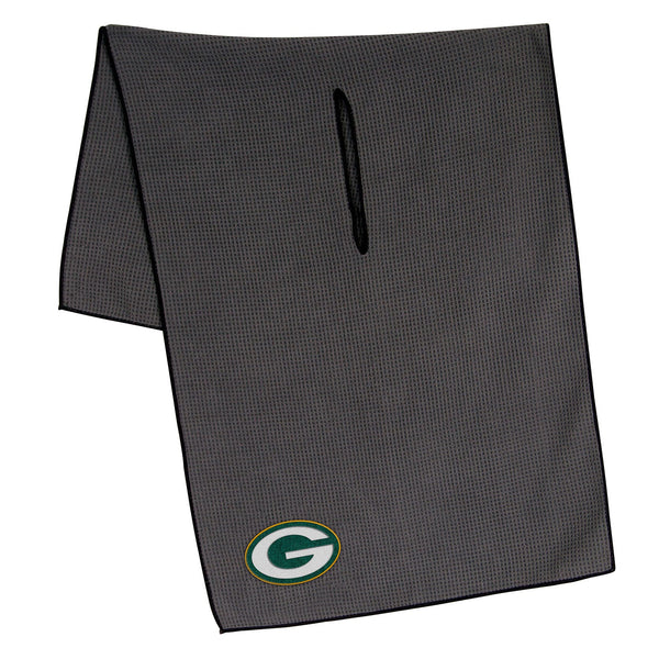 Green Bay Packers Towel - Grey Microfiber 19" x 41"