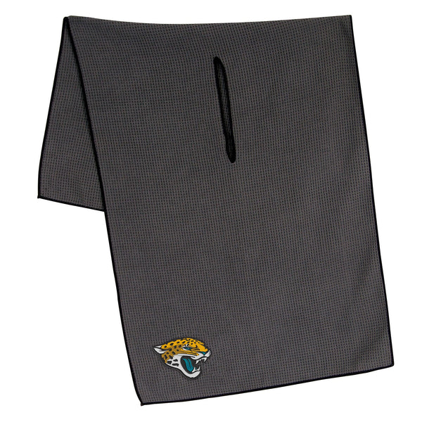 Jacksonville Jaguars Towel - Grey Microfiber 19" x 41"