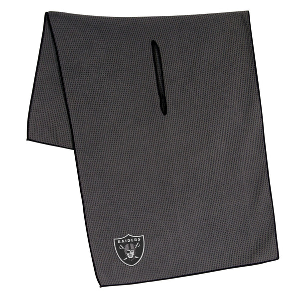 Las Vegas Raiders Towel - Grey Microfiber 19" x 41"