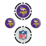 Minnesota Vikings Ball Marker Set of four